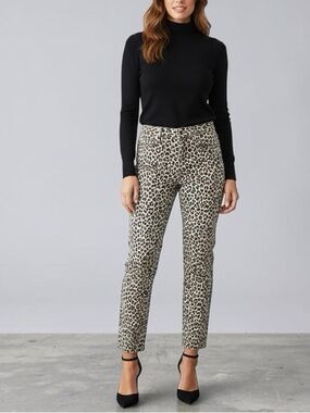 New Current/Elliot The Fling Snow Leopard Jeans